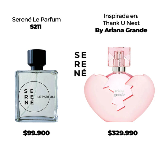 Serené Le Parfum S211 Inspirada en Thank U Next By Ariana Grande