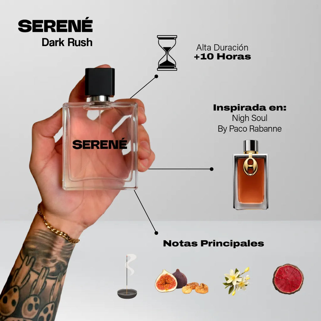 Serené Le Parfum S850 Inspirada en: Night Soul By Rabanne — vista 2