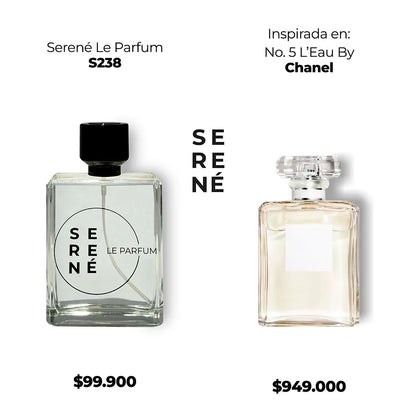 Serené S238 Inspirada en No. 5 L’Eau By Chanel