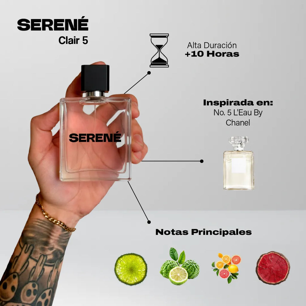 Serené S238 Inspirada en No. 5 L’Eau By Chanel — vista 2