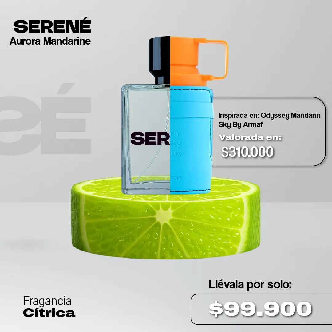 Serené Le Parfum S014 Inspirada en Odyssey Mandarin Sky By Armaf