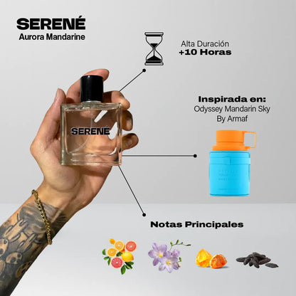 Serené Le Parfum S014 Inspirada en Odyssey Mandarin Sky By Armaf (Kit 50 ML)