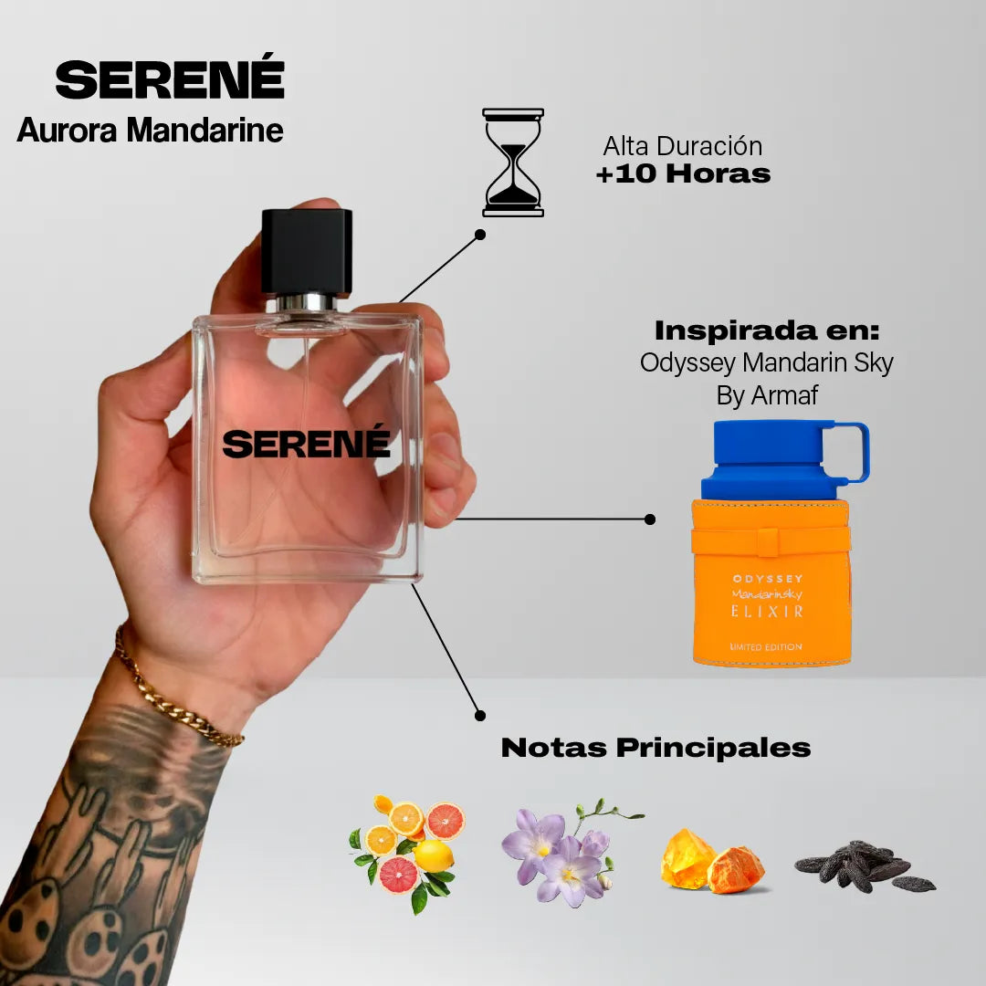 Serené Mandarin Empyrean Inspirada en Odyssey Mandarin Sky Elixir By Armaf