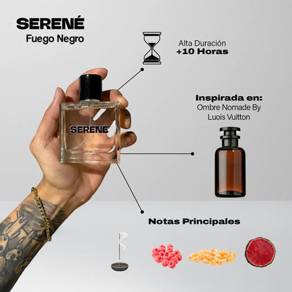 Serené Le Parfum S842 Inspirada en Ombre Nomade By Louis Vuitton (Kit 50 ml)