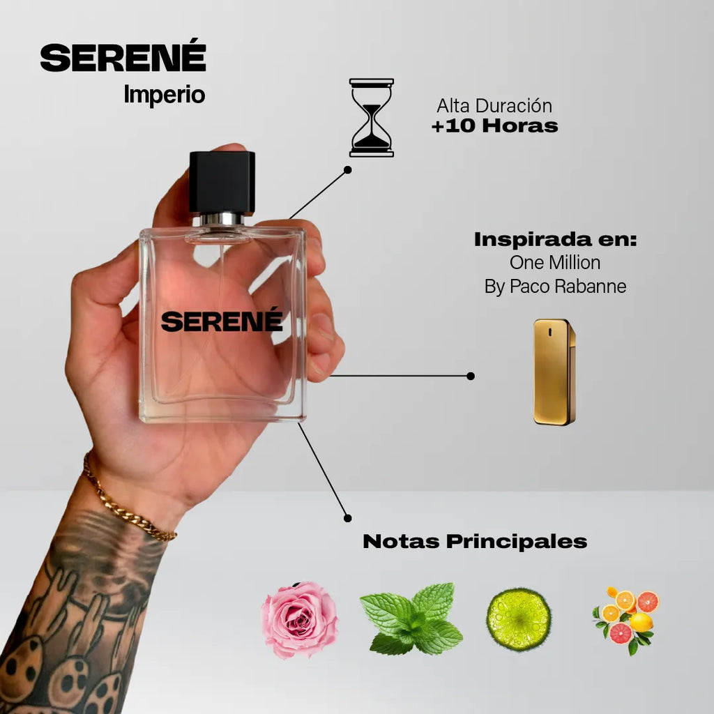Serené Le Parfum S036 - Inspirada One Million By Paco Rabanne — vista 2