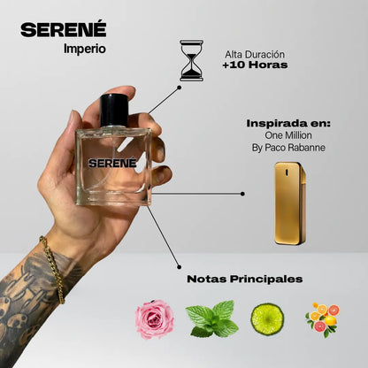 Serené Le Parfum S036 - Inspirada One Million Paco Rabanne (Kit 50 ml)
