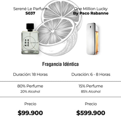Serené Le Parfum S037 - Inspirada One Million Lucky Paco Rabanne