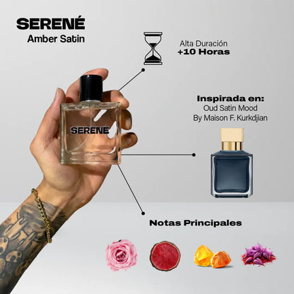 Serené S835 Inspirada en Oud Satin Mood By Maison Francis Kurkdjian (Kit 50 ml)