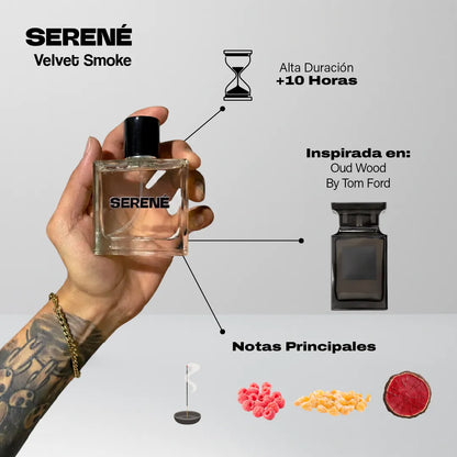 Serené Le Parfum S832 - Inspirada en Oud Wood por Tom Ford (Kit 50 ml)