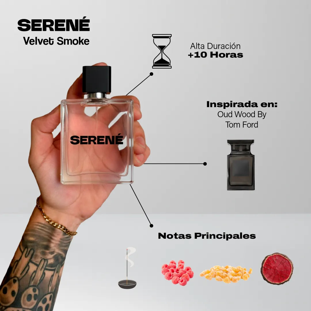 Serené Le Parfum S832 - Inspirada en Oud Wood por Tom Ford