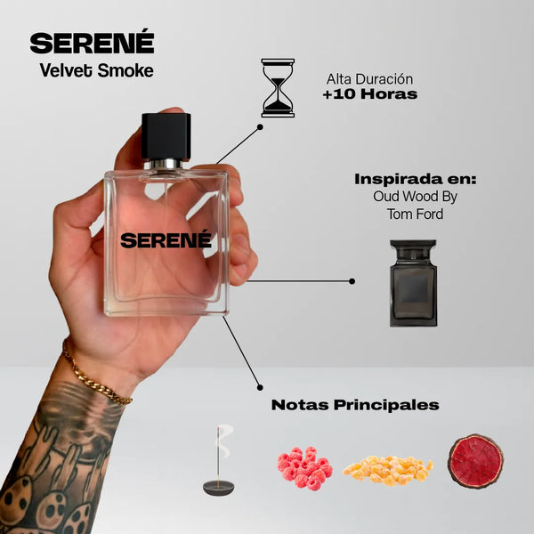 Serené Le Parfum S832 - Inspirada en Oud Wood por Tom Ford