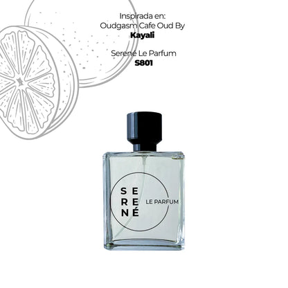 Serené S801 Inspirada en Oudgasm Cafe Oud By Kayali (Kit 50 ML)