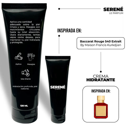 Crema Hidratante Serené C834 Inspirada en Baccarat Rouge 540 Extrait By Maison Francis Kurkdjian
