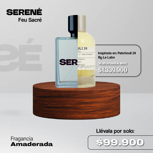 Serené Le Parfum S854 Inspirada en: Patchouli 24 By Le Labo