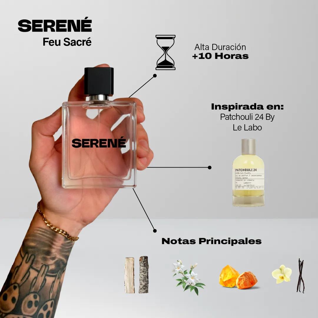 Serené Le Parfum S854 Inspirada en: Patchouli 24 By Le Labo