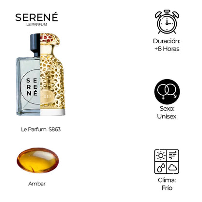 Serené Le Parfum S863 Inspirada en Emeer By Lattafa