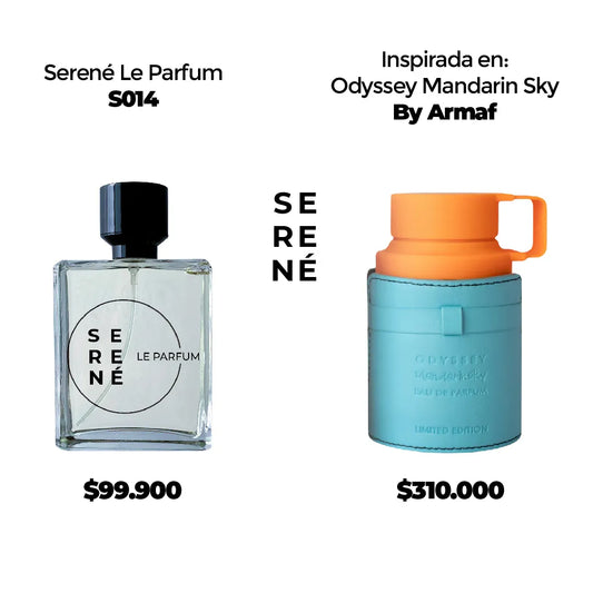 Serené Le Parfum S014 Inspirada en Odyssey Mandarin Sky By Armaf