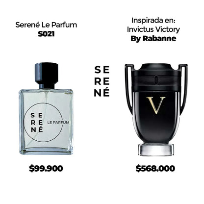 Serené Le Parfum S021 Inspirada en Invictus Victory By Paco Rabanne