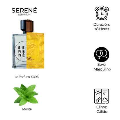 Serené Le Parfum S098 Inspirada en Eros Energy By Versace