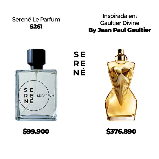 Serené Le Parfum S261 Inspirada en Gaultier Divine By Jean Paul Gaultier