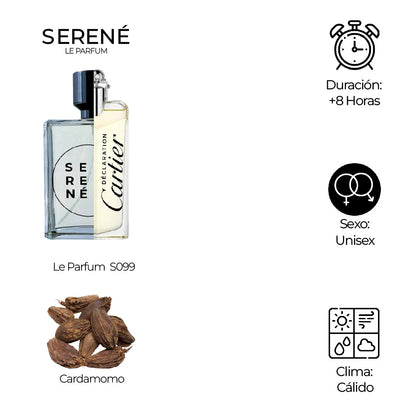 Serené Le Parfum S099 Inspirada en Declaration By Cartier