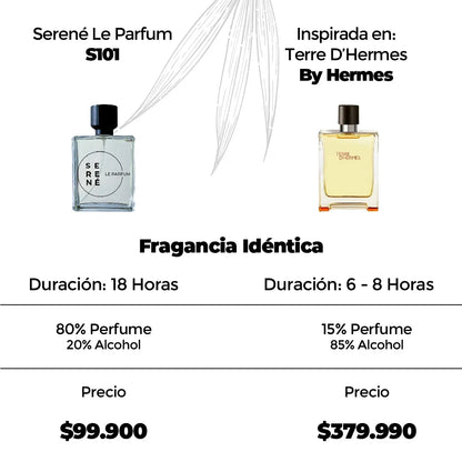 Serené Le Parfum S101 Inspirada en Terre D´Hermes By Hermes
