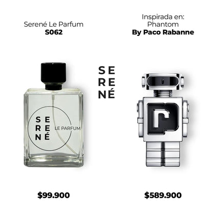 Serené Le Parfum S062 - Inspirada en Phantom por Paco Rabanne