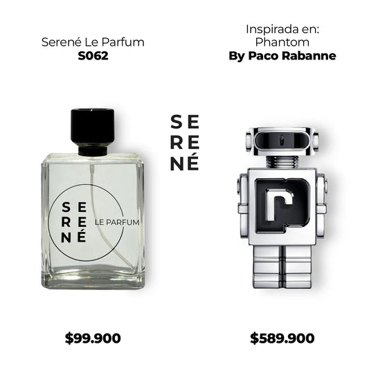 Serené Le Parfum S062 - Inspirada en Phantom por Paco Rabanne