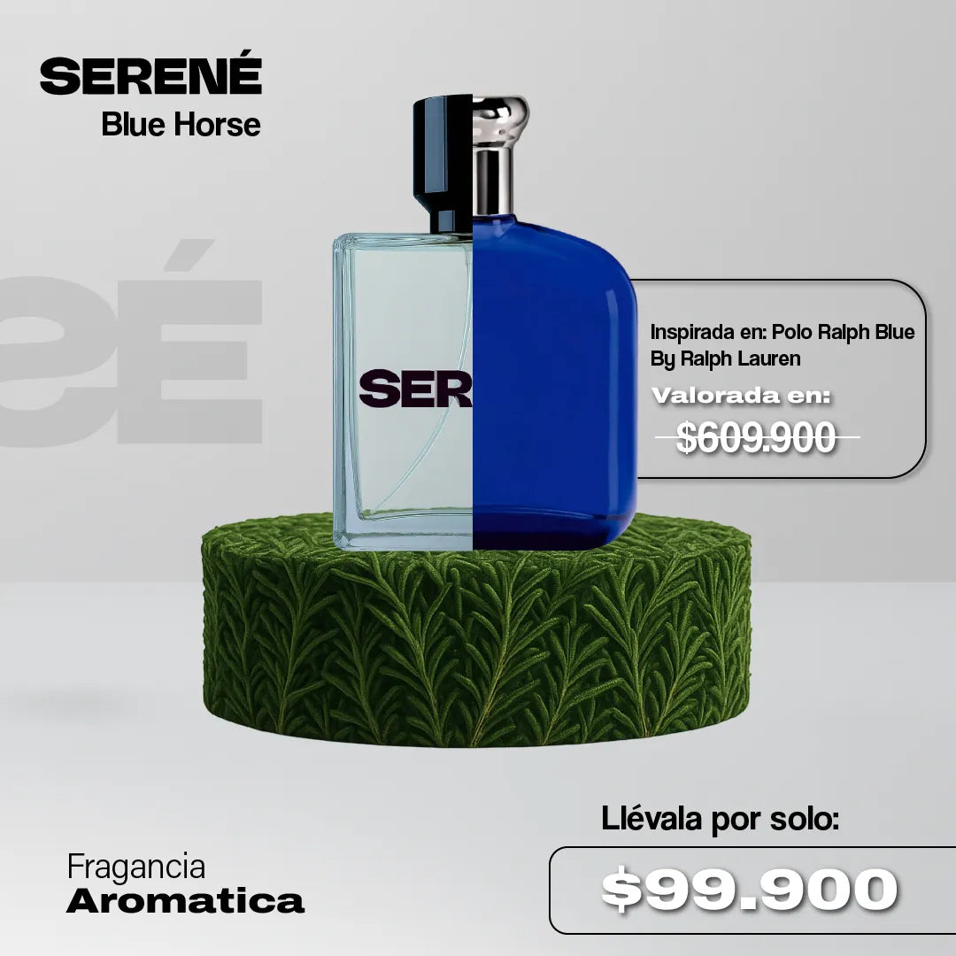 Serené Le Parfum S066 - Inspirada en Polo Ralph Blue por Ralph Lauren - 30 ml