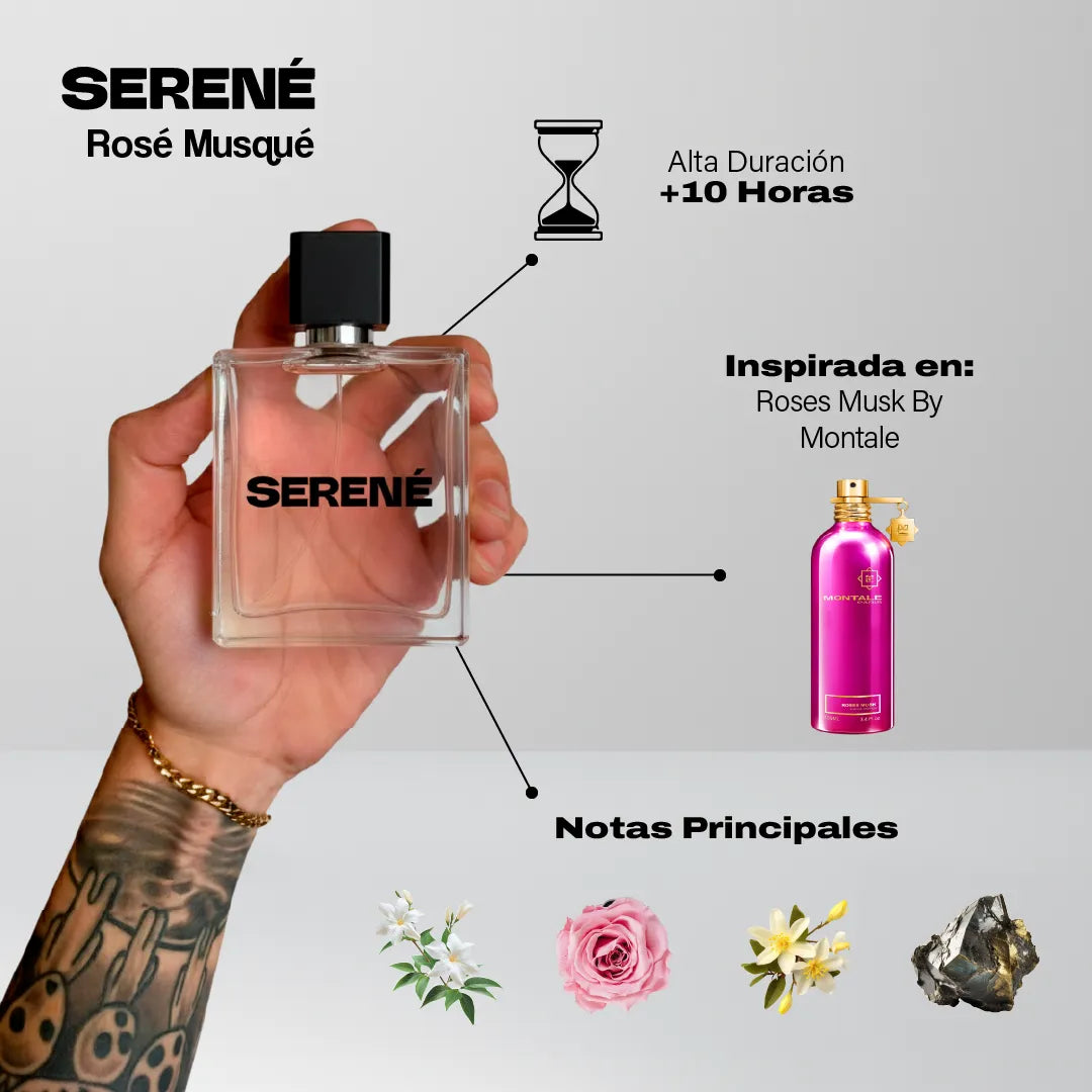 Serené Le Parfum S259 Inspirada en Roses Musk By Montale