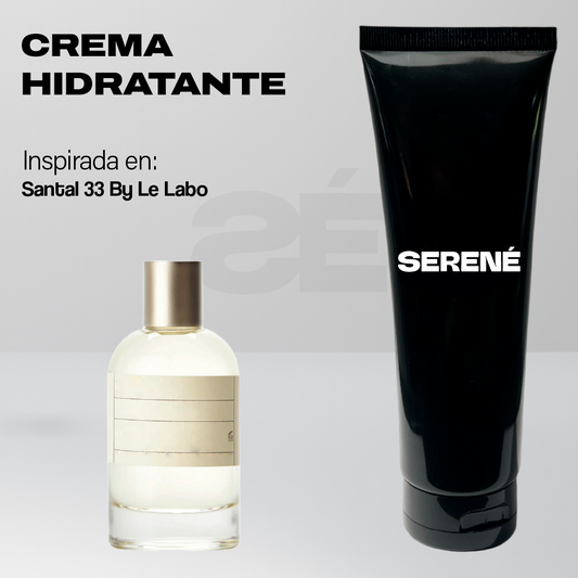 Crema Hidratante Serené C841 Inspirada en Santal 33 By Le Labo