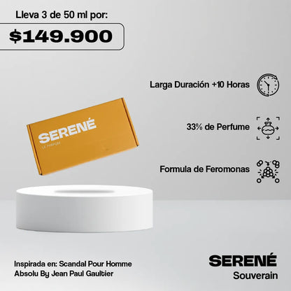 Serené S002 Inspirada en Scandal Pour Homme Absolu By Jean Paul Gaultier (Kit 50 ML)
