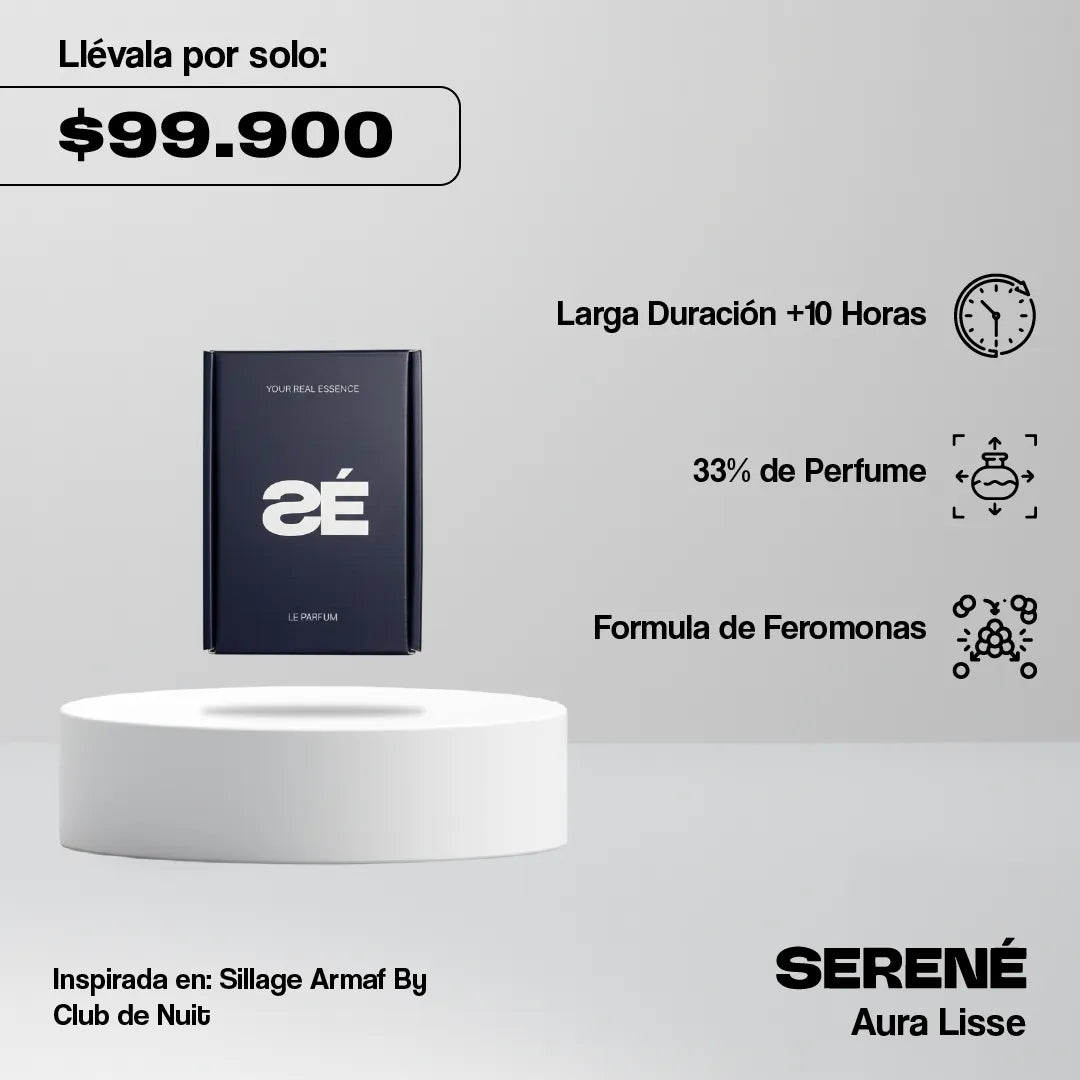 Serené Le Parfum S855 Inspirado en: Club De Nuit Sillage By Armaf