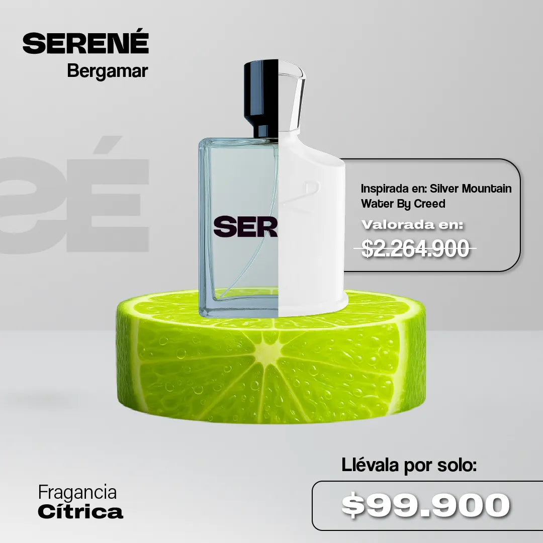 Serené Le Parfum S032 - Inspirada en Silver Mountain Water By Creed