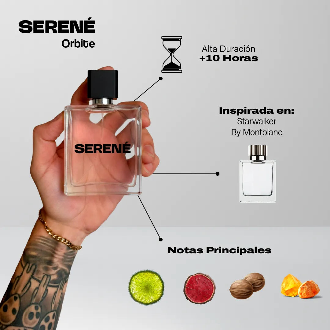Serené Le Parfum S070 - Inspirada Starwalker por Montblanc