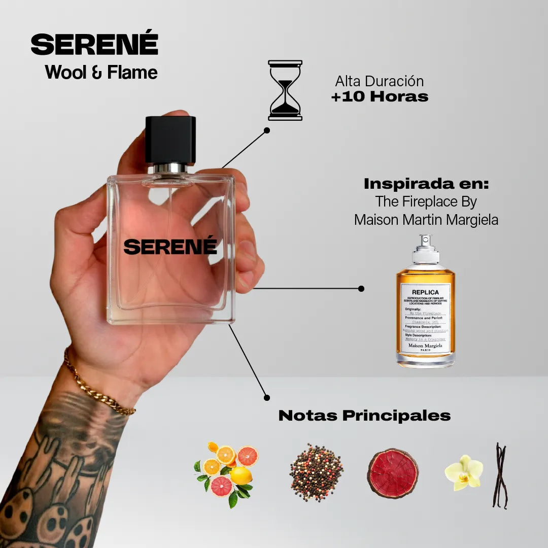 Serené Le Parfum S857 Inspirada en By The Fireplace By Maison Martin Margiela