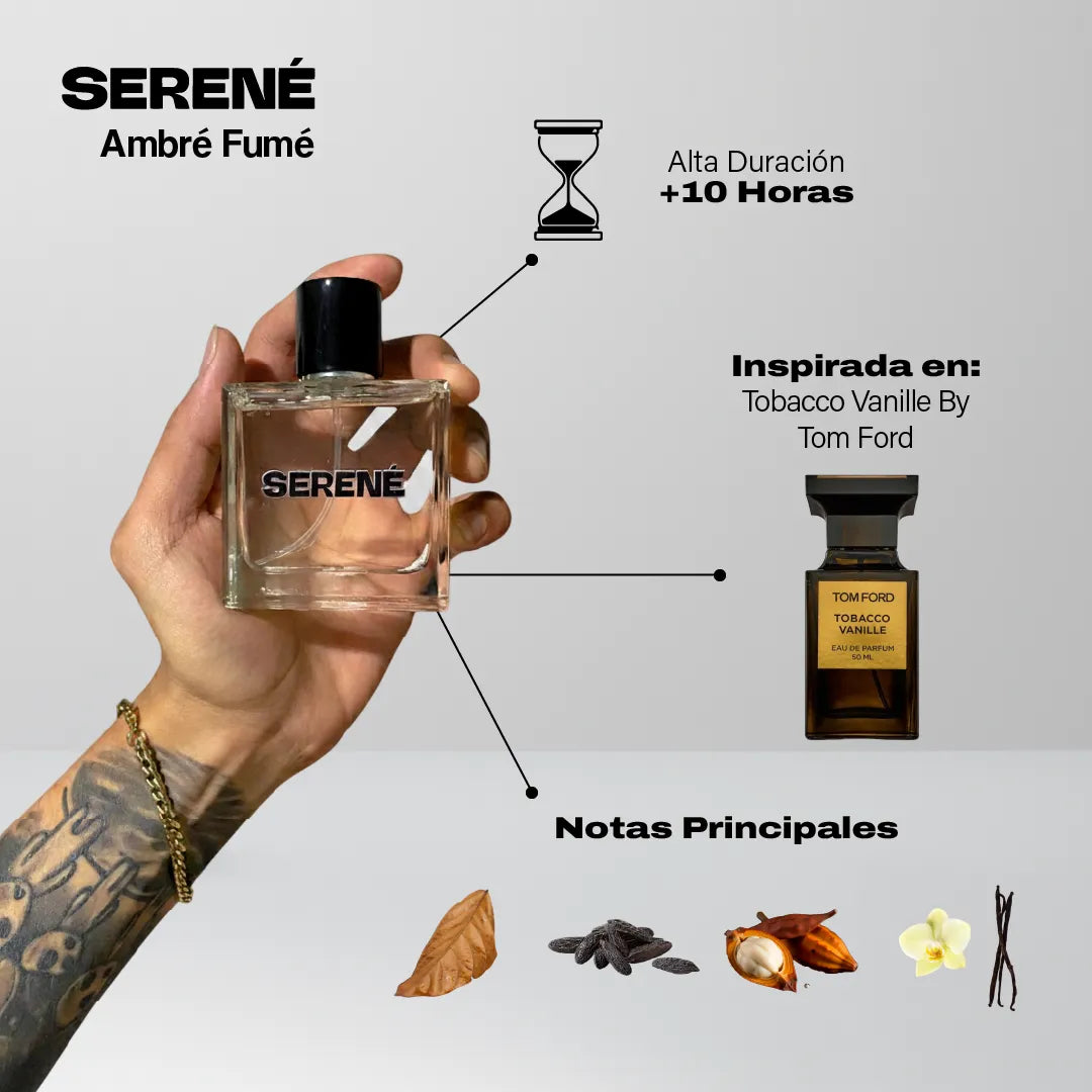 Serené S807 Inspirada en Tobacco Vanille by Tom Ford (Kit 50 ML)