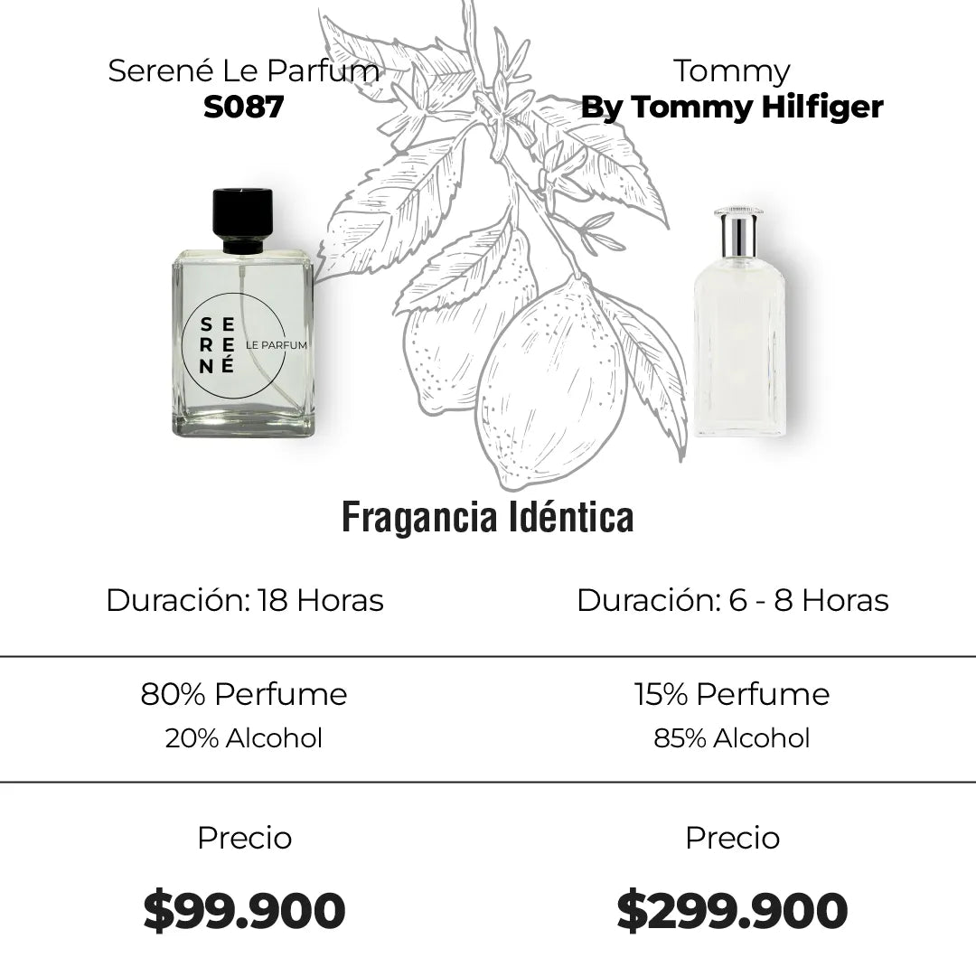 Serené Le Parfum S087 - Inspirada en Tommy por Tommy Hilfiger