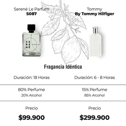 Serené Le Parfum S087 - Inspirada en Tommy por Tommy Hilfiger
