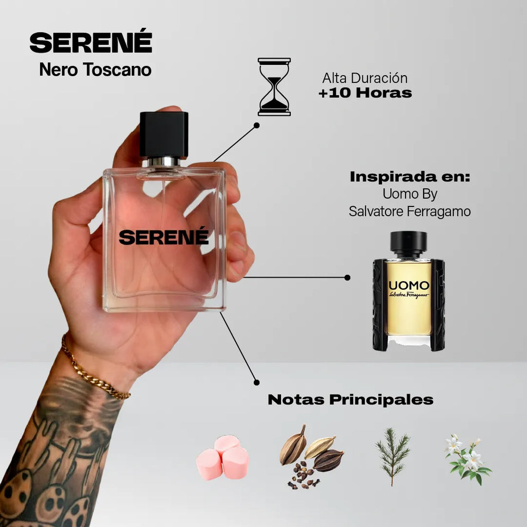 Serene Le Parfum S094 Inspirada en: Uomo By Salvatore Ferragamo — vista 2