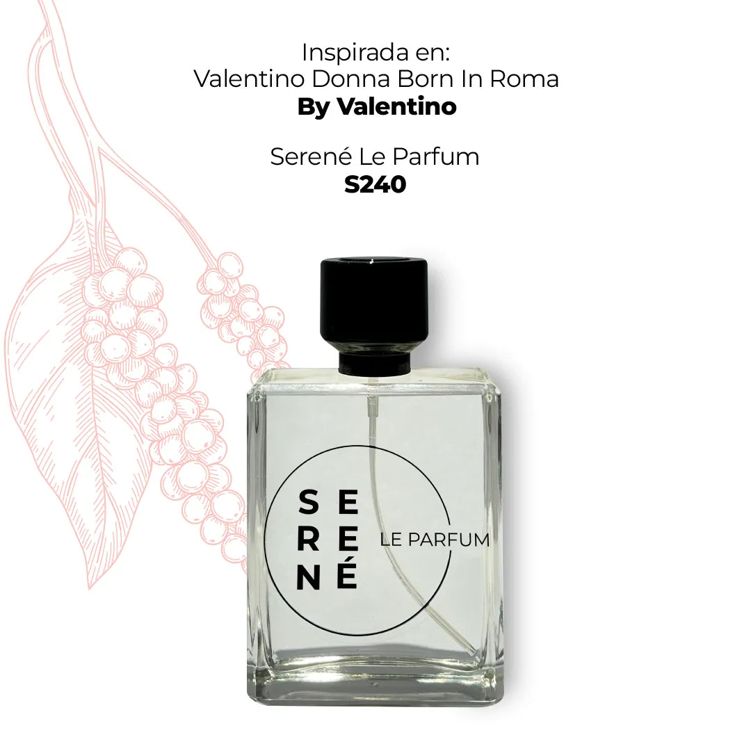 Serené Le Parfum S240 Inspirada Valentino Donna Born In Roma By Valentino (Kit 50 ml)