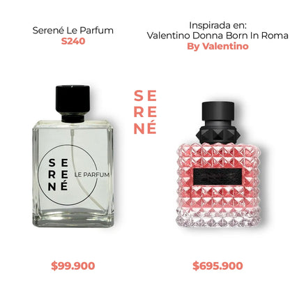 Serené Le Parfum S240 Inspirada Valentino Donna Born In Roma By Valentino (Kit 50 ml)