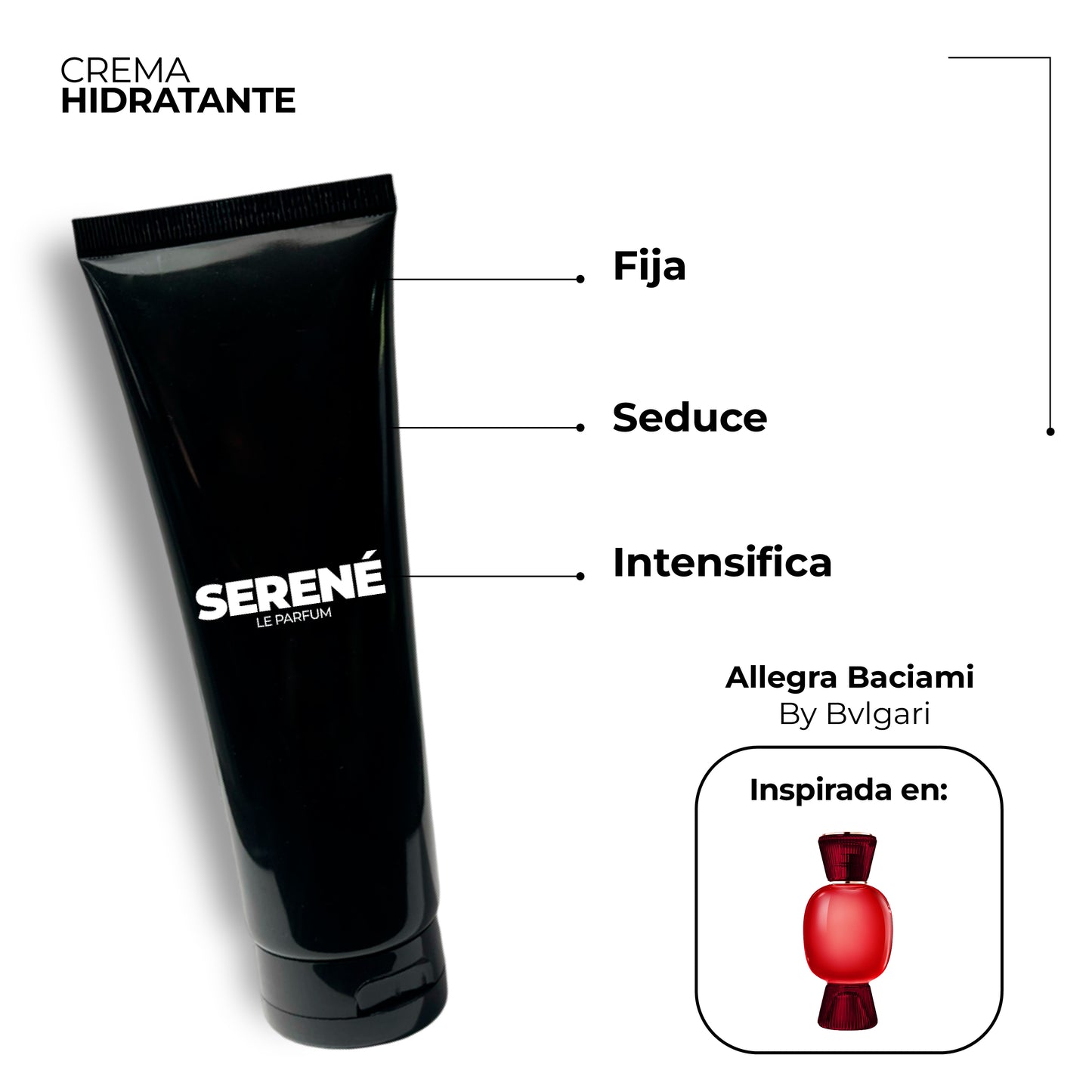 Crema Hidratante Serené C246 Inspirada en Allegra Baciami By Bvlgari