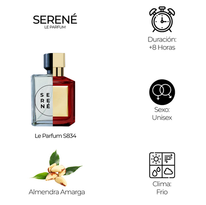 Serené S834 Inspirada en Baccarat Rouge 540 Extrait By Maison Francis Kurkdjian