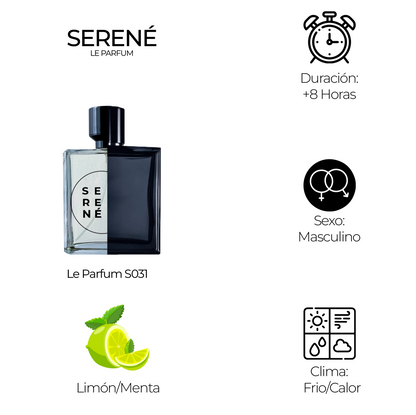 Serené Le Parfum S031 - inspirada en Bleu de Chanel por Chanel