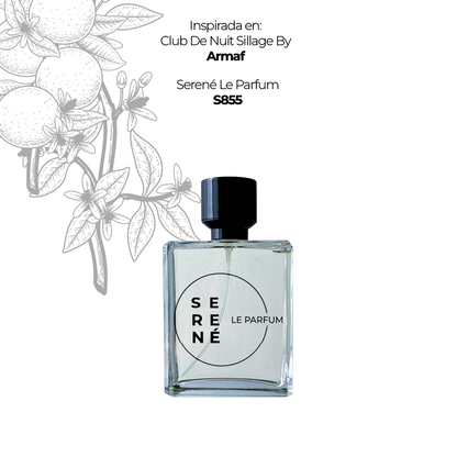Serené Le Parfum S855 Inspirado en: Club De Nuit Sillage By Armaf (Kit 50 ML)