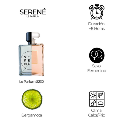 Serené Le Parfum S230 - Inspirada en Coco Mademoiselle por Chanel