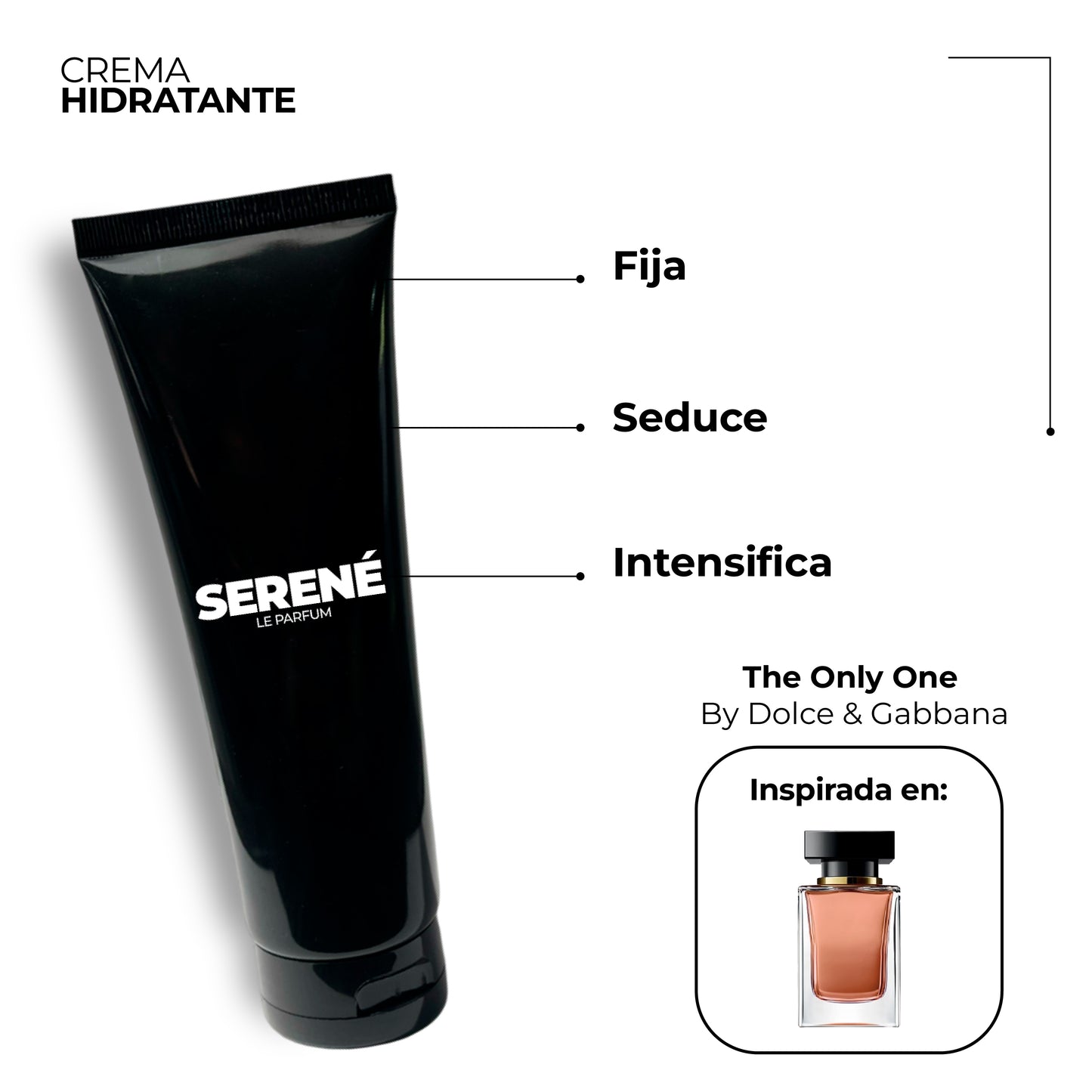 Crema Hidratante Serené C204 Inspirada en The Only One By Dolce & Gabbana