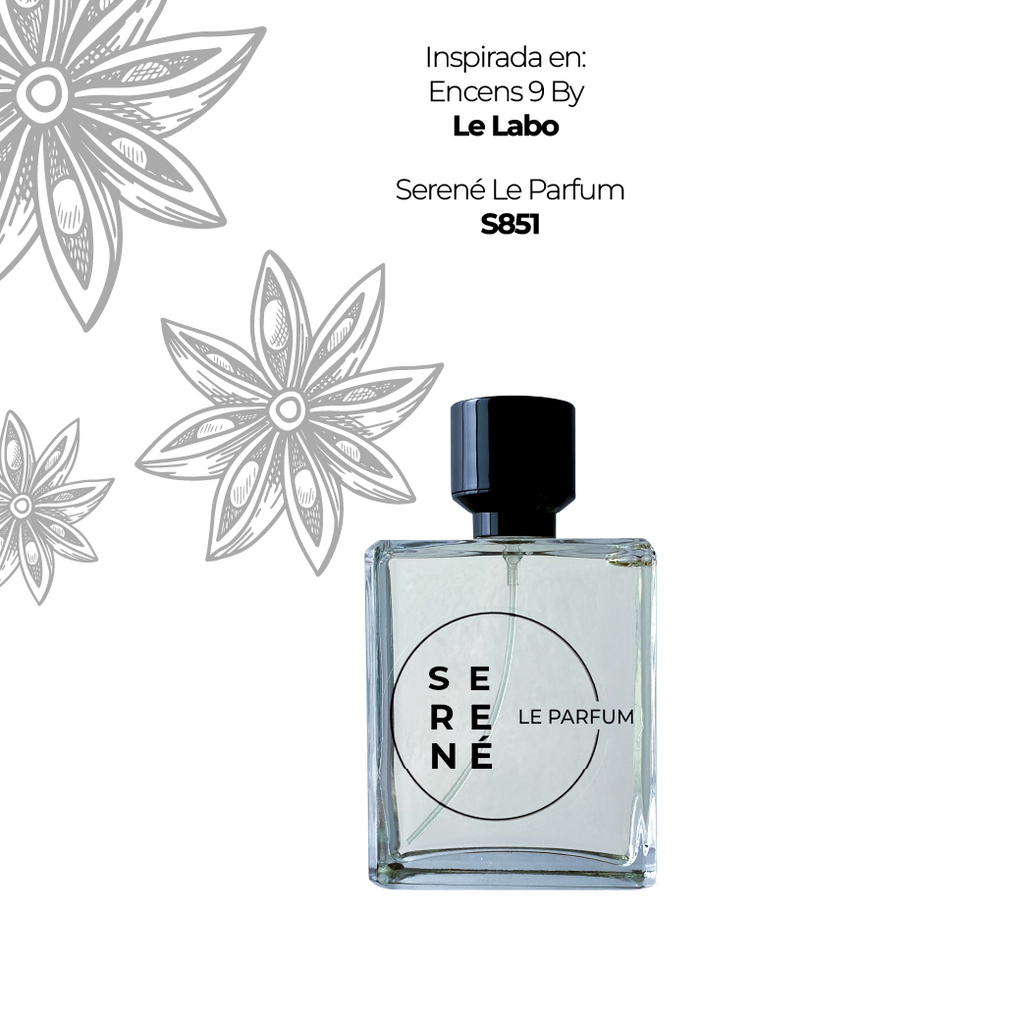 Serené Le Parfum S851 Inspirada en: Encens 9 By Le Labo (Kit 50 ML) — vista 3