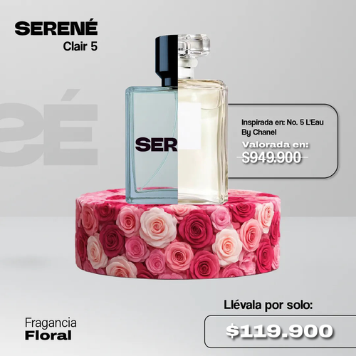 Serené S238 Inspirada en No. 5 L’Eau By Chanel